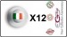 Bottone Bottoni Funghetto per Giacca Cuoco Chef Confezione 12 Pezzi Italia Ego Chef Art.BOTT-2