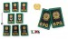 Tubolari Ricamati Bordo Verde GPG REPUBBLICA® Guardie Giurate Guardia Particolare Giurata con Grado Novità Art. GPG-REP-VERDE