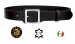 Cinturone Cintura in Cuoio con Rinforzo in Zona Fondina H4 Nera Vega Holster Italia Polizia Carabinieri Vigilanza  Guardie Giurate GPG IPS Art. 1V51