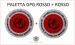 Paletta Segnaletica Ambo le Parti Rosse Guardie Particolari Giurate Incaricato di Pubblico Servizio GPG IPS 1931 PANTERA Art.R-PANTERA