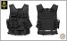 Tactical Vest - Gilet Tattico Modulare Corpetto Tattico USMC Mil-Tec Nero Art. 10720002