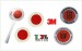 Paletta Personalizzata Segnalazione con Adesivi 3M Omologati Personalizzati con Logo e Scritte del Vostro Gruppo Parte Rossa Parte Rossa Classe III°  Art.X-RRR-X