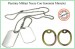 Piastrine Americane US Originali Colore Accaio Con Silenziatore Mimetici Dog Tags Kit Neutre Art.27436A