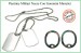 Piastrine Americane US Originali Colore Accaio Con Silenziatore Mimetici Dog Tags Kit Neutre Art.27436B
