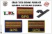 Gradi Velcro per Polo e Tuta OP GPG GPGIPS Sicurezza Maresciallo Aiutante Oro  New Art.GPG-G13