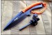Coltello Sopravvivenza Militare Outdoor Survivor Paracord Arancio + Accarino Art. HK--767OR