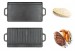 Piastra Professionale Ghisa 2 Manici circa 50 x 23 x 1,5 cm Per Cuocere Fantastiche Grigliate o pel la Piadina Art. 33625A