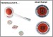 Paletta Segnalazione con Adesivi 3M Omologati Personalizzati con Logo e Scritte del Vostro Gruppo Parte Rossa Parte Rossa Classe III°  Art.0002