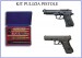 Completo Pulizia Armi Corte per Pistola calibro 9 Scovolini Beretta Colt Glock  Italia Art. OE51