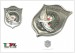 Placca Senza Clip G.P.G I.P.S AQUILA® + PANTERA® Guardia Particolare Giurata Incaricato di Pubblico Servizio Art.GPG-A-P