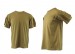 T-shirt Maglietta US  Manica Corta Coyote Tan  con Tasche Manica MFH Art. 00121R