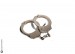 Manette Handcuffs Acciaio Modello Spagnolo Professionali Carabinieri Polizia GDF Penitenziaria Vigilanza Security  Art. 29403