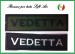 Patch Toppa Lineare Ricamata con Velcro Vedetta Art.NSD-R14
