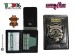 Portafoglio Porta Placca Vera Pelle Portadocumenti GPG IPS SICUREZZA SUSSIDIARIA con Clip e Stampa Pelle  Ascot Italia New Art. 600-CLIP-SUSSIDIARIA