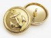 Bottone Bottoni di Ricambio Cappotto Marina Militare Metallo 3D Oro Art.MM-ORO