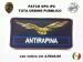 Patch Toppa Ricamata per Tuta Ordine Pubblico GPG ANTIRAPINA Blu Art.GPG-OP-2