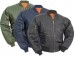 Giubbino Pilota Bomber Aeronautica Militare Mod. MA1 Pilota Verde Interno Arancione Art. 10403001