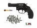 Rivoltella Pistola a Tamburo a Salve Scacciacani Starter per Gare Bruni Italia Nera Cal 380 Art. 460/CL 14SBP2