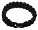 Bracciale Cobra Paracord Nero Sopravvivenza Outdoor Militare Emergenza Mil-Tec Art. 16370202