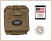 Borsetto Tasca Utility Militare per Tattico o Zaino Sistema M.O.L.L.E. Porta Mappa ed Accessori Tan Coyote MFH Art. 30604R