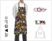 Grembiule Cucina Pettorina con Tascone cm 90x70 Pace And Love Ego Chef Italia Art. 6103147A