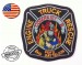 Patch Toppa Ricamata VVFF Vigili del Fuoco Americani Engine Truck Rescue 2ND Compani 2 Team Art.VVFF-23