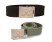 Cintura Canapa Nera Esercito Pluriarma Italiano Militare Divisa Placca Rilievo Prodotto Ufficiale Tuscan  Art. T01283 