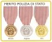 Medaglia Merito Polizia di Stato PS Oro argento Bronzo Art. FAV-33