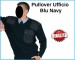 Pullover Maglione Ufficio Collo a V  Blu Notte Navy Marina Security Vigilanza GPG IPS Sicurezza Art.131335B