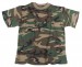 T-shirt Maglia Maglietta Girocollo Militare Manica Corta Camo Woodland  Art.00103T