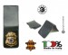 Patella pelle + Fregio per portafogli 1WE Security Service Vega Holster Italia Art. 1WH28