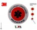 Adesivo 3M Per Paletta Rosso Soccorso Sanitario Volontario Art. PALSSVO