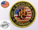 Patch Toppa Ricamata VVFF Vigili del Fuoco Americani Chief Battalon Capitain Goes Home  Art.VVFF-07