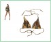 Costume da Bagno Militare Bikini Top Tropical Surprise Reggiseno Woodland Art.119505