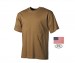 T-shirt Maglia Maglietta Militare Girocollo Manica Corta Tan Sabbia  Art. 00103R