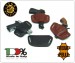 Fondina a Canna Scoperta Cuoio con Elastico Porto Occulto In Cuoio Colore Nero o Marrone  Vigilanza GPG IPS Polizia Carabinieri Vega Holster Art.FA1