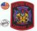 Patch Toppa Ricamata VVFF Vigili del Fuoco Americani Fulton Fire Company 23 Art.VVFF-32
