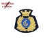Ricamo da Berretto Ricamato a Mano Canutiglia Guardie Giurate Oro Bollo Blu Art.NSD-FREG-GGB