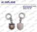 Porta Chiavi Portachiavi Polizia Locale Forma Placca Tesserino Idea Regalo Ascot Art. RI-AS45 