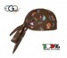 Bandana Sagomata Professionale Medicale Cuochi Chef Sweets Torte Cioccolato Cioccolatini Ego Chef Italia Art. 7002136A