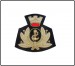 Fregio Canutiglia Ricamato a mano Berretto Marina Militare Italiana Ammiraglio di Squadra Art.NSD-AS