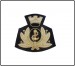 Fregio per Berretto Tesa Canuttiglia Ricamato a Mano Marina Militare Italiana Art.MARINA-1
