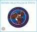 Toppa Patch Ricamata con Velcro Polizia 1° Reparto Volo Pratica di Mare Art.PS-VOLO-1