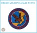Toppa Patch Ricamata con Velcro Polizia 5° Reparto Volo Reggio Calabria Art.PS-VOLO-4