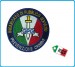 Patch Ricamata con Velcro Guardia Particolare Giurata G.P.G. I.P.S. Prevenzione Crimine Art.NSD-GPG-S