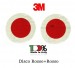 Coppia di Dischi Rosso + Rosso Classe III° Neutri 3M Facilmente Personalizzabile Art. DIS-012