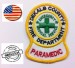 Patch Toppa Ricamata VVFF Vigili del Fuoco Americani Deklab County Paramedic Art.VVFF-38