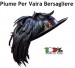 Piumetto per Cappello Vaira Moretto Bersaglieri Esercito Italiano Prodotto Italia Art. NSD-PIUMETTO
