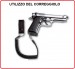 Correggiolo per Pistola  a nastro Fibbia di Sicurezza a 3 Pulsanti Vega Holster Italia Polizia Carabinieri GPG IPS Guardie Giurate Art. 2V22