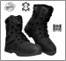 Anfibi Stivaletto Stivale Scarponcino Neri Pelle Cordura Tactical Boots Recon 101 INC Militare Esercito Marina Parà Soft Air Caccia Art. 231175